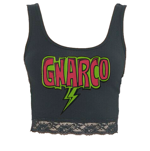 The Blurb Women's Tank Crop Top - The Gnarly Company