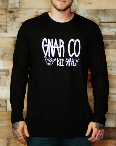 The Classic Gnar Co Long Sleeve Men's Tee - The Gnarly Company