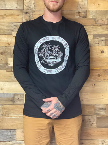 The Not So Lonely Island Long Sleeve Men's Tee - The Gnarly Company
