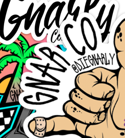 Die Cut Sticker Pack - The Gnarly Company