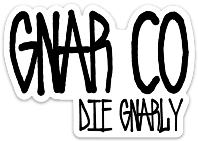 Gnar Co 4" Die Cut Sticker - The Gnarly Company